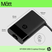 HP USB-C 65 W laddare för bärbar dator