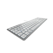 CHERRY KC 6000C FOR MAC tangentbord Universal USB QWERTY Engelsk Silver