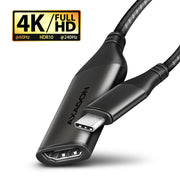 Axagon RVC-HI2M videokabeladapter 0,25 m USB Type-C HDMI Svart