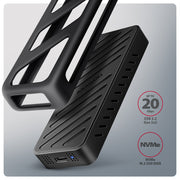 Axagon EEM2-20G NVMe-SSD-Gehäuse USB-C 3.2 20 Gbps 2230