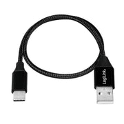 LogiLink CU0140 USB-kablar USB 2.0 1 m USB C USB A 0,48 Gbit/s Svart