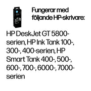HP GT53XL 135 ml svart originalbläckflaska