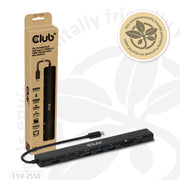 CLUB3D CSV-2550 dockningsstationer för bärbara datorer Kabel USB Type-C Svart