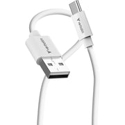 Verbatim 32393 USB-kablar USB 2.0 1 m USB A USB C 0,48 Gbit/s 18 W Svart