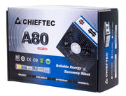 Chieftec CTG-550C strömförsörjningsenheter 550 W 20+4 pin ATX Svart