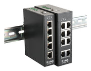 D-Link DIS-100E-5W nätverksswitchar Ohanterad L2 Fast Ethernet (10/100) Svart