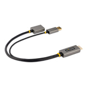 StarTech.com 128-HDMI-DISPLAYPORT videokabeladapter 0,3 m HDMI Typ A (standard) Svart