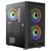 Aerocool Graphite V3 Midi Tower Svart