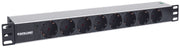 Intellinet 714037 grenuttag 8 AC-utgångar 1U Aluminium
