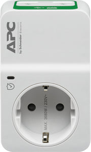 APC PM1WU2-GR överspänningsskydd Vit 1 AC-utgångar 230 V
