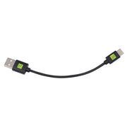 Techly ICOC MUSB20-CMAM01T USB-kablar USB 2.0 0,1 m USB A USB C 0,48 Gbit/s Svart