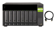 QNAP TL-D800C Hölje för lagringsenheter HDD- / SSD kabinett Svart