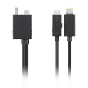 Lenovo 4X91K16970 Thunderbolt-kablar 0,7 m 40 Gbit/s Svart