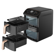 Cosori Turbo Tower Dubbel 8,6 l Fristående 2630 W Varmluftsfritös Svart