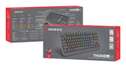 GENESIS Thor 230 TKL Lite tangentbord Spela USB QWERTY Engelsk Svart