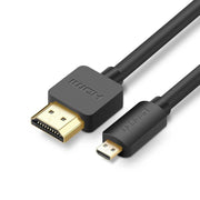 Ugreen HD127 HDMI-kabel 1,5 m HDMI Typ A (standard) HDMI Typ D (micro) Svart