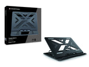 Conceptronic ERGO Laptop Cooling Stand Ställ till bärbara datorer Svart