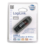 LogiLink Cardreader USB 2.0 Stick external for SD/MMC kortläsare Svart
