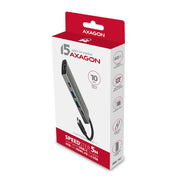 Axagon HMC-5G2 dockningsstationer för bärbara datorer Kabel USB 3.2 Gen 2 (3.1 Gen