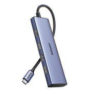 Ugreen 20956A gränssnittshubbar USB Type-C 5000 Mbit/s Silver