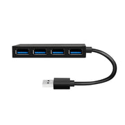 LogiLink UA0396 gränssnittshubbar USB 3.2 Gen 1 (3.1 Gen 1) Type-A 5000 Mbit/s Svart