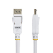 StarTech.com 3 m vit VESA-certifierad DisplayPort 1.2-kabel