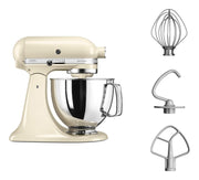 KitchenAid 5KSM125EAC Stativmixer 300 W Gräddfärgad