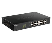 D-Link DGS-1100-16V2 hanterad L2 Gigabit Ethernet (10/100/1000) Svart