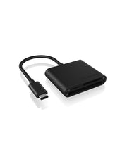 ICY BOX IB-CR301-C3 kortläsare USB 3.2 Gen 1 (3.1 Gen 1) Type-C Svart