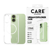 PanzerGlass CARE by Urban Explorer Case Transparent w. White MagSafe iPhone 17