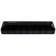 StarTech.com USB 3.0-hub med 10 portar och laddnings- &amp; synkningsportar