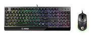 MSI S11-04DE601-CLA tangentbord Mus inkluderad Spela USB QWERTZ tyska Svart