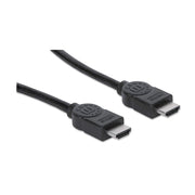 Manhattan 308434 HDMI-kabel 15 m HDMI Typ A (standard) Svart