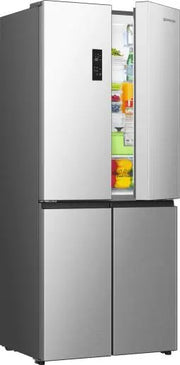 Gorenje NRM819E61X Kombinerad kyl/frys side-by-side Fristående 460 l Grå