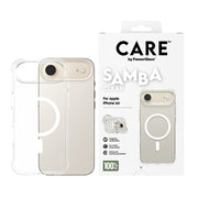 PanzerGlass CARE by Samba Case Transparent w. White MagSafe iPhone Air