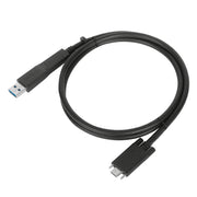 Targus ACC1135GLX USB-kablar USB 3.2 Gen 1 (3.1 Gen 1) 1,8 m USB C 10 Gbit/s Svart