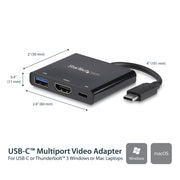 StarTech.com USB-C multiportadapter med HDMI