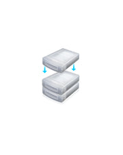 ICY BOX IB-AC602a Fodral Plast Translucent