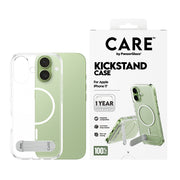PanzerGlass CARE by Kickstand Case Transparent w. MagSafe iPhone 17