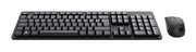 Trust TKM-360 tangentbord Mus inkluderad Kontor RF Trådlös QWERTY Nordic Svart