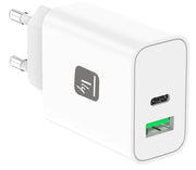 Techly IPW-USB-30WACG mobilladdare Universal Vit AC Snabb laddning inomhus