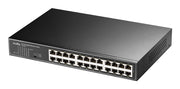 Cudy GS1024 nätverksswitchar Ohanterad Gigabit Ethernet (10/100/1000) Svart