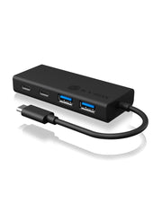 ICY BOX IB-HUB1426-CPD USB 3.2 Gen 1 (3.1 Gen 1) Type-C 5000 Mbit/s Svart
