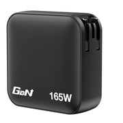 Verbatim Mini GaN Charger 165W Universal Svart AC Snabb laddning inomhus