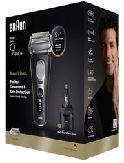 Braun Series 9 Pro+ 9660CC Folierakapparat Trimmer Svart