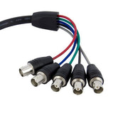StarTech.com VGABNCMF1 videokabeladapter 0,3 m VGA (D-Sub) 5 x BNC Svart