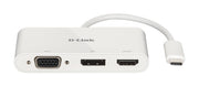 D-Link DUB-V310 dockningsstationer för bärbara datorer Kabel USB 3.2 Gen 1 (3.1 Gen