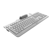 CHERRY SECURE BOARD 1.0 tangentbord Kontor USB QWERTZ tyska Grå