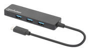 Manhattan 164924 dockningsstationer för bärbara datorer USB 3.2 Gen 1 (3.1 Gen 1)