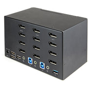 StarTech.com 2-ports DisplayPort KVM-switch för fyra skärmar